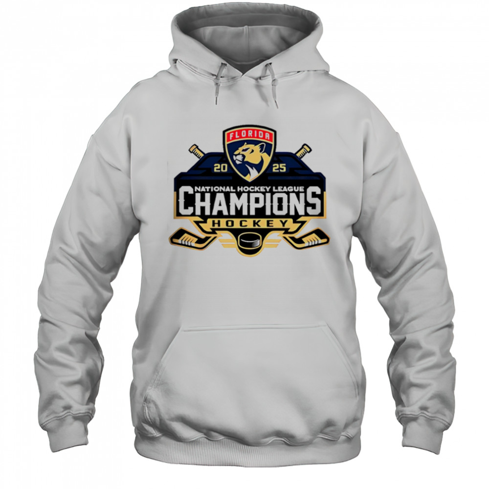 Florida Panthers NHL National Hockey League Champions 2025 shirt Hoodie