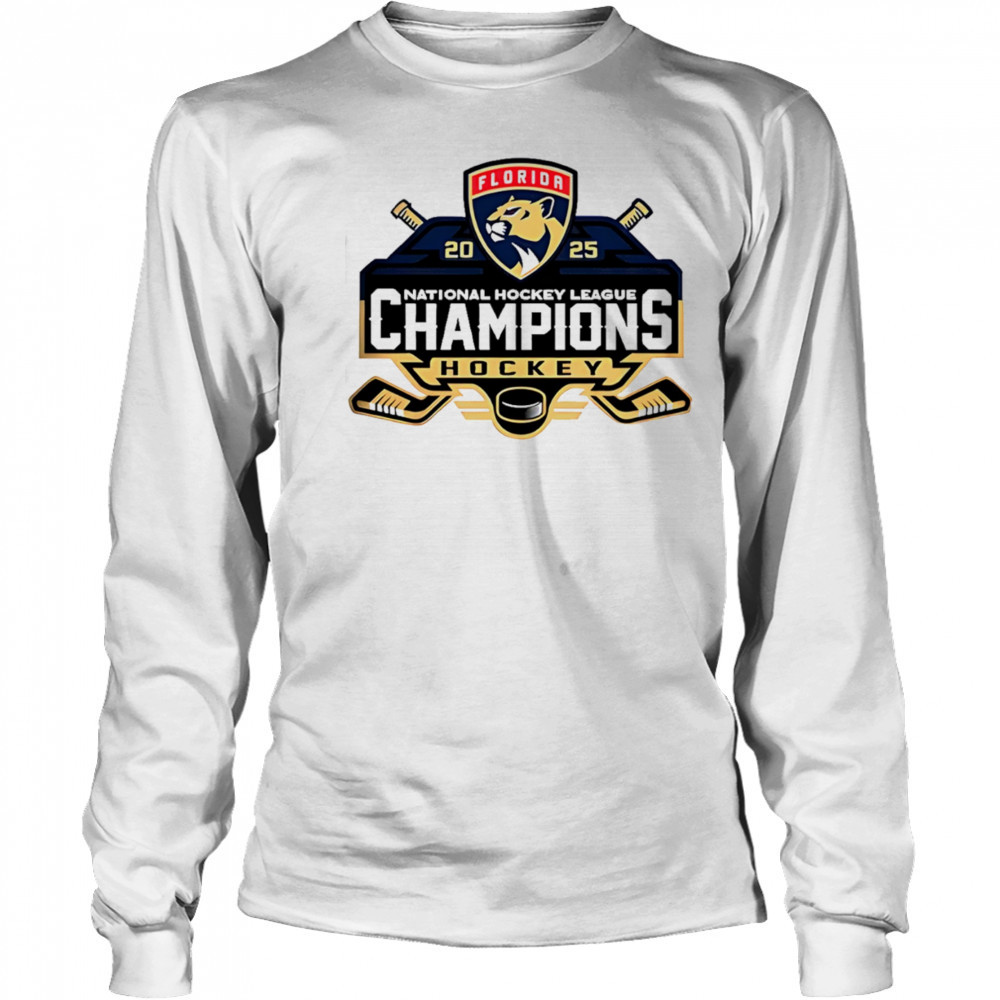 Florida Panthers NHL National Hockey League Champions 2025 shirt Long Sleeved