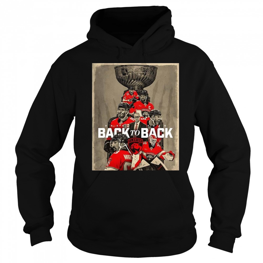 Florida Panthers Win Stanley Cup 2025 NHL Champions Back To Back Poster Shirt Sweatshirt