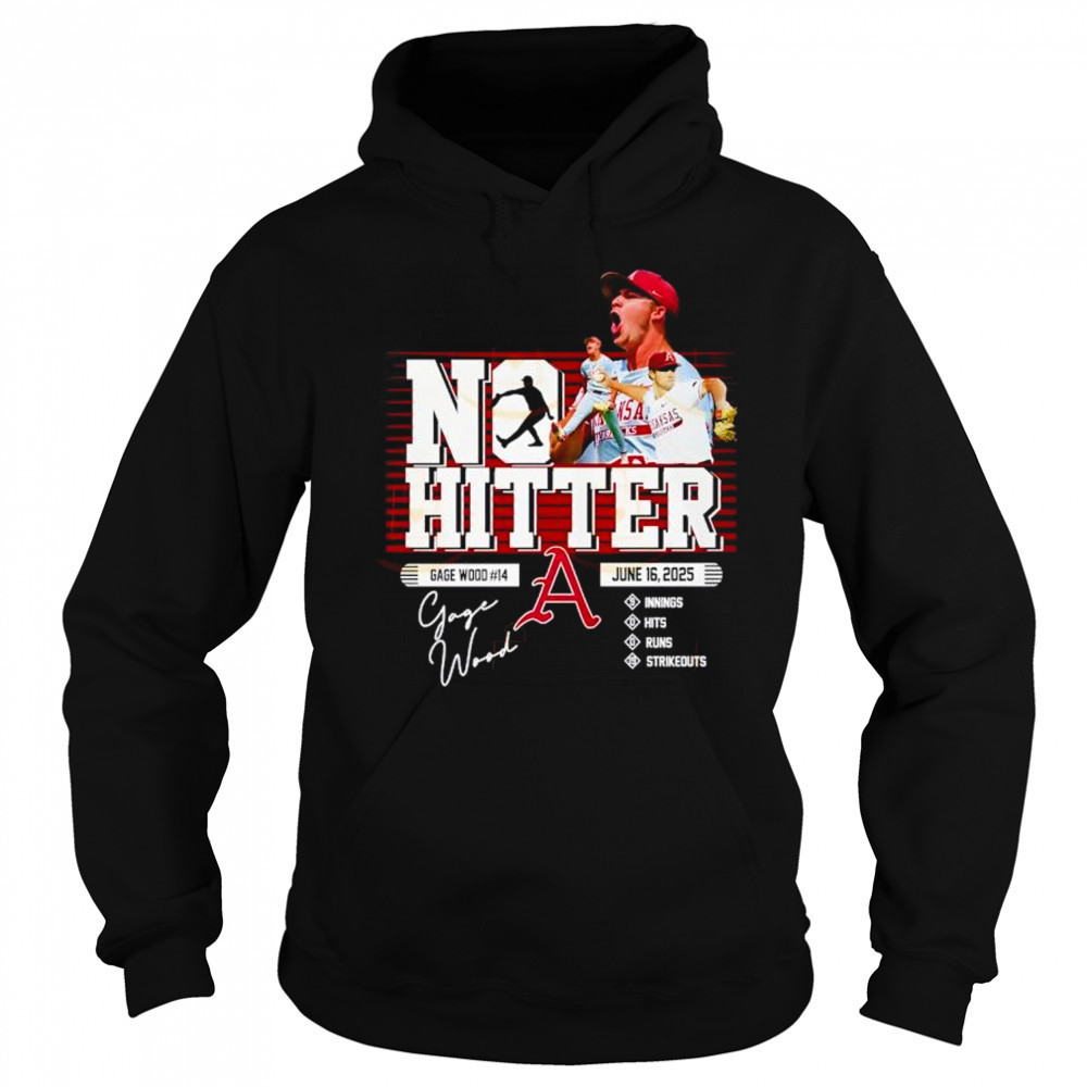 Gage Wood No-hitter Signature Unisex T-Shirt Sweatshirt