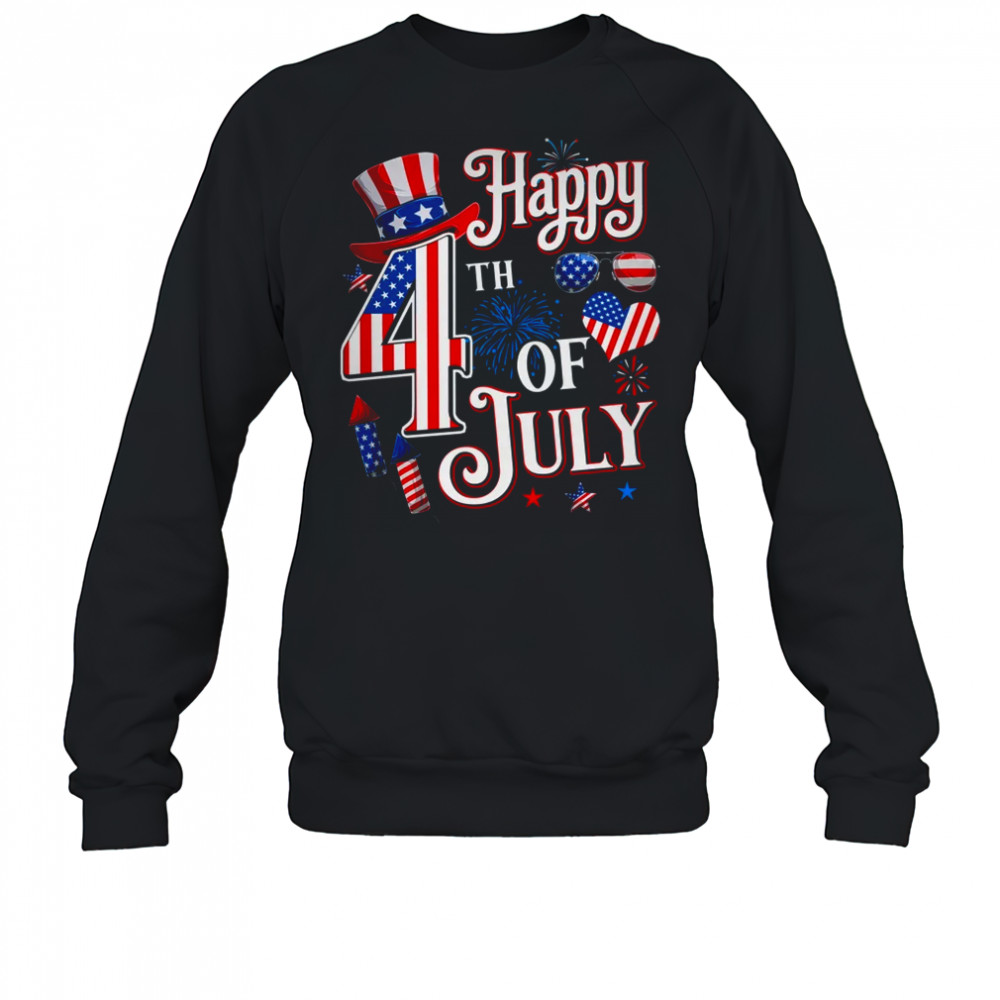 Happy 4th Of July Funny Fourth Of July Independence Day Men shirt Sweatshirt