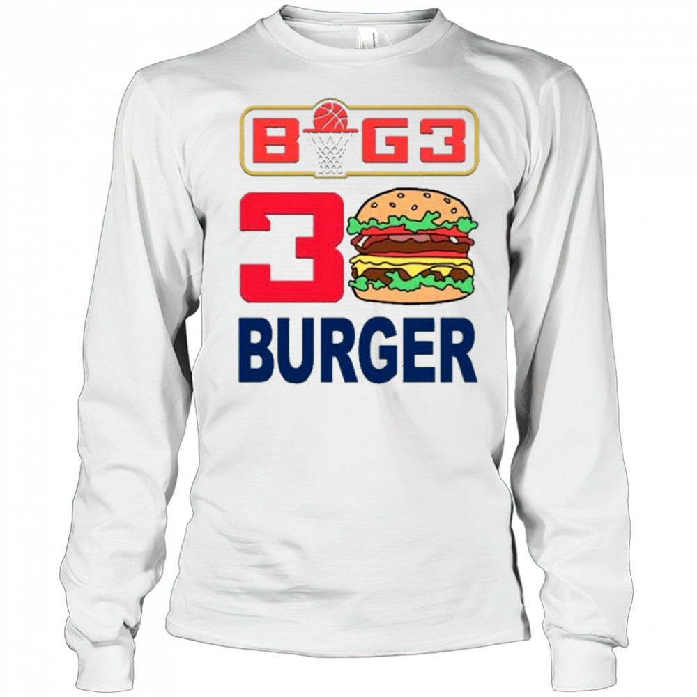 Ice Cube BIG3 A 30 Burger T-Shirt Long Sleeved