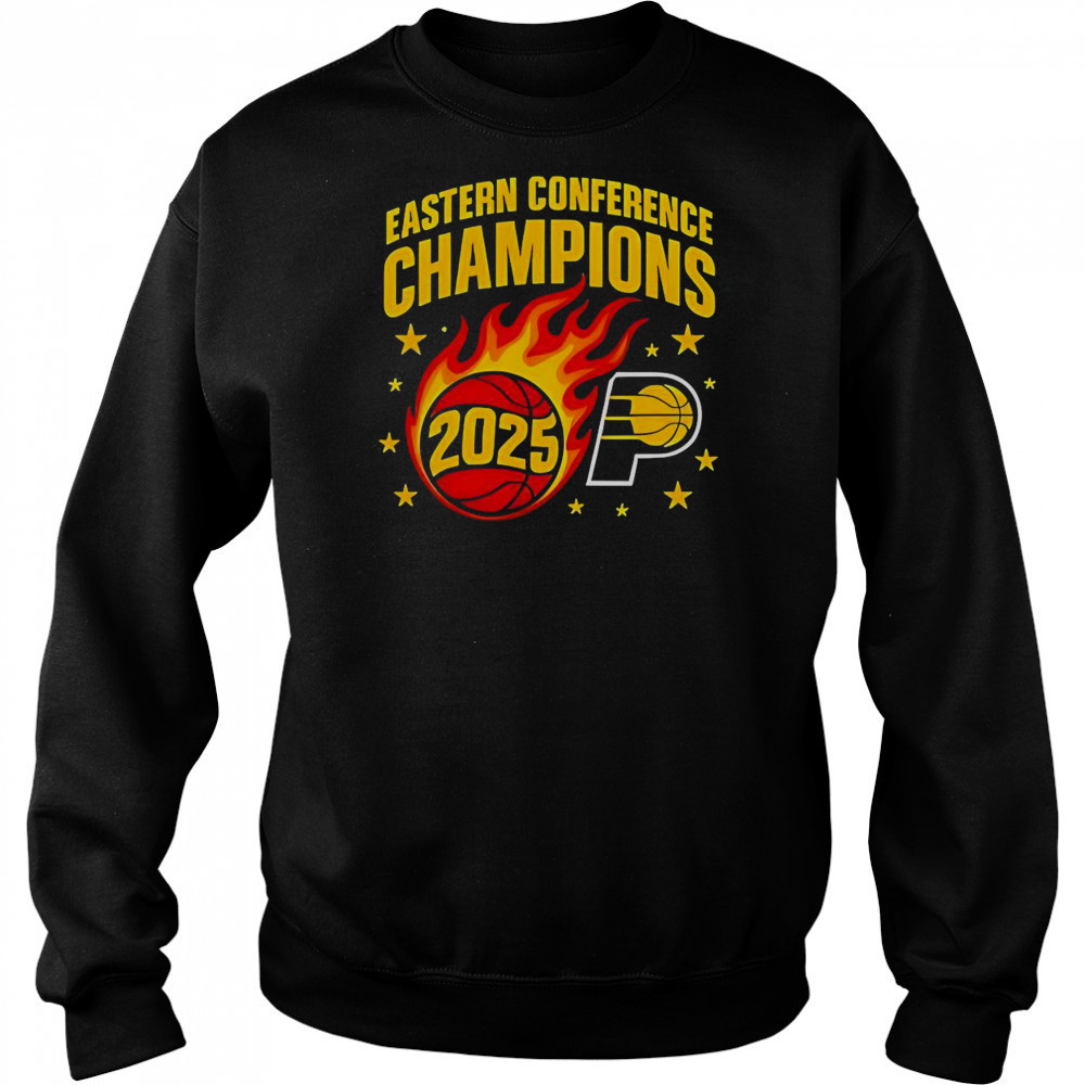 Indiana Pacers Eastern Conference Champions 2025 T-Shirt Hoodie