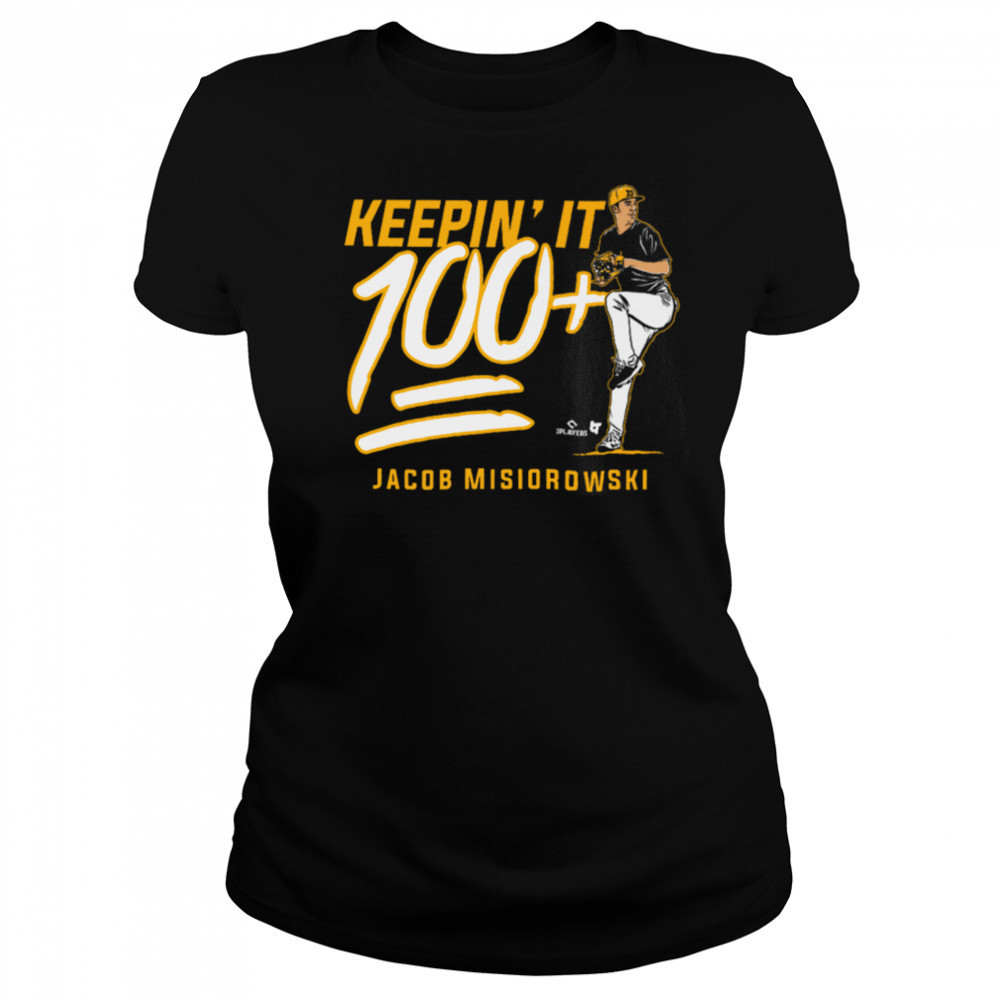 Jacob Misiorowski Keepin’ It 100+ Milwaukee Baseball Shirt Women's T-shirt