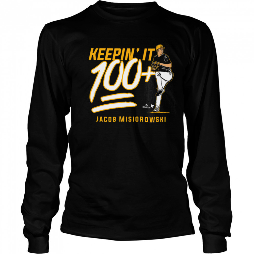 Jacob Misiorowski Keepin’ It 100+ Milwaukee Baseball Shirt Long Sleeved