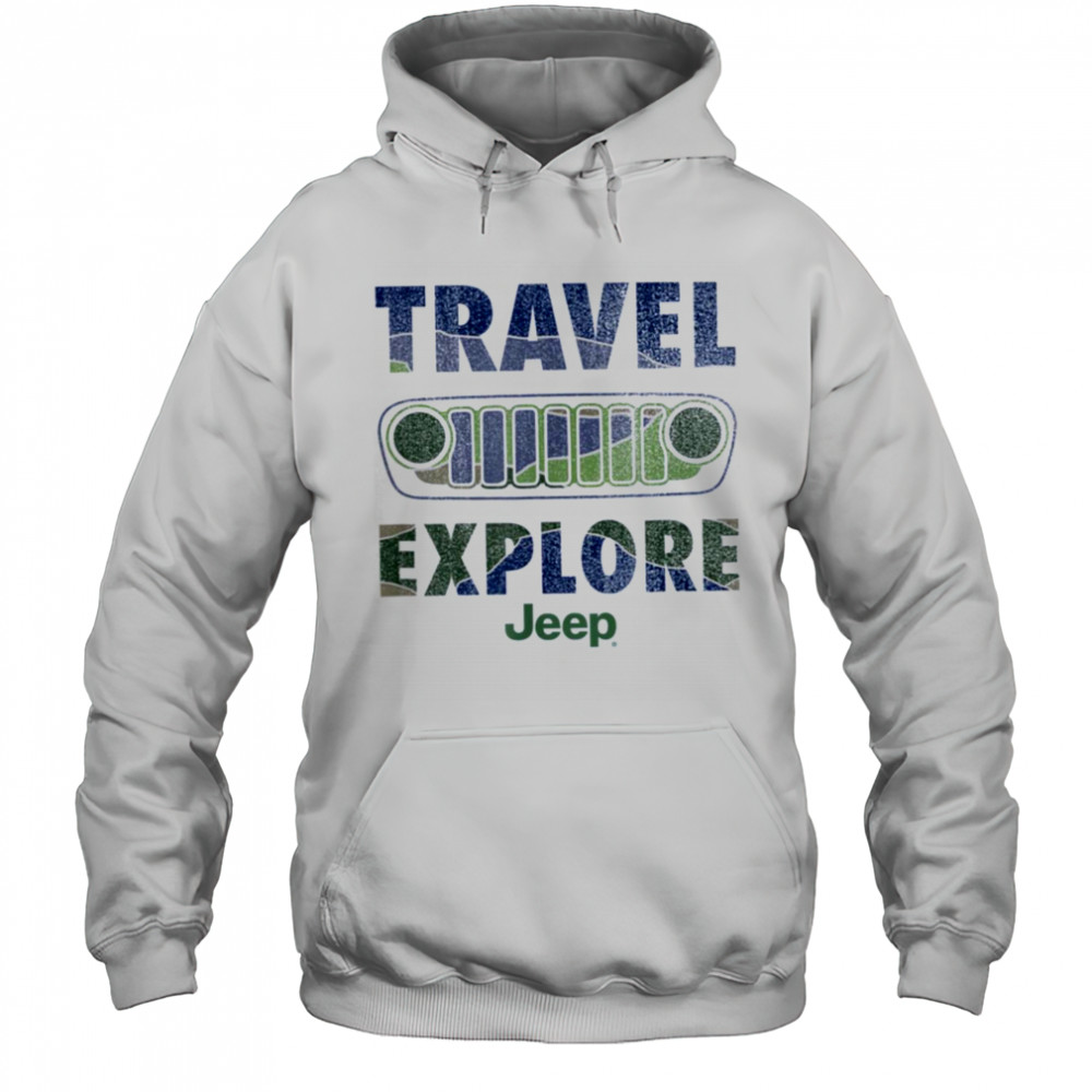 Jeep June Travel Explore Officially Licensed T Shirt Hoodie