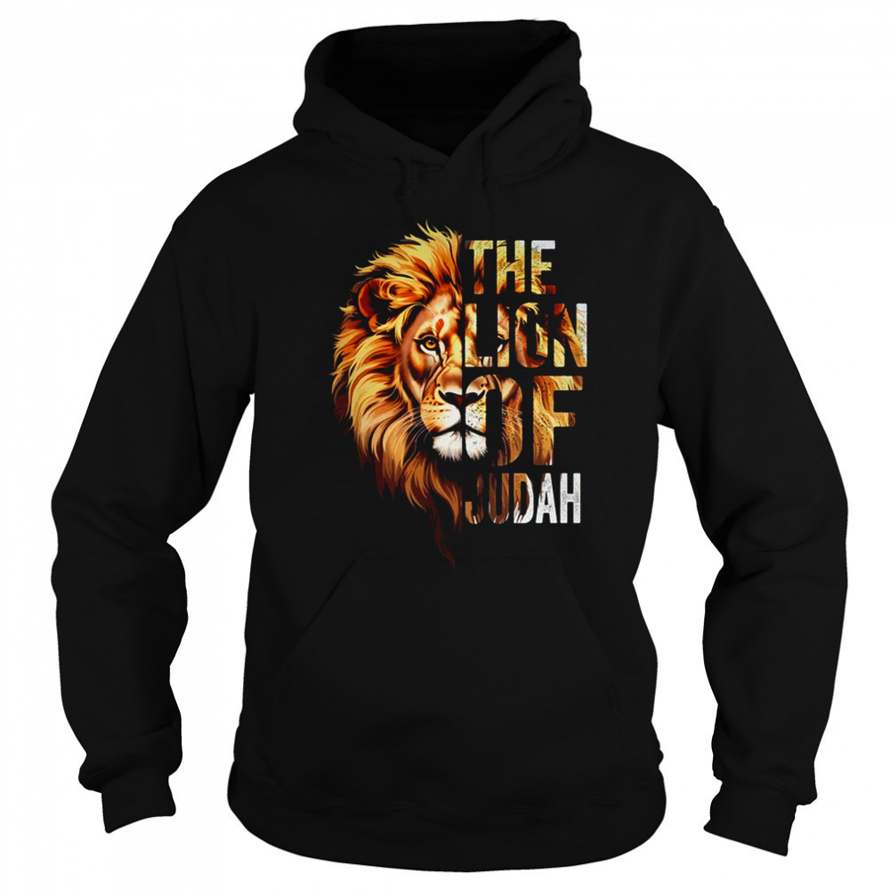 Jesus The Lion Of Judah Religious Christian For Men Women shirt Sweatshirt
