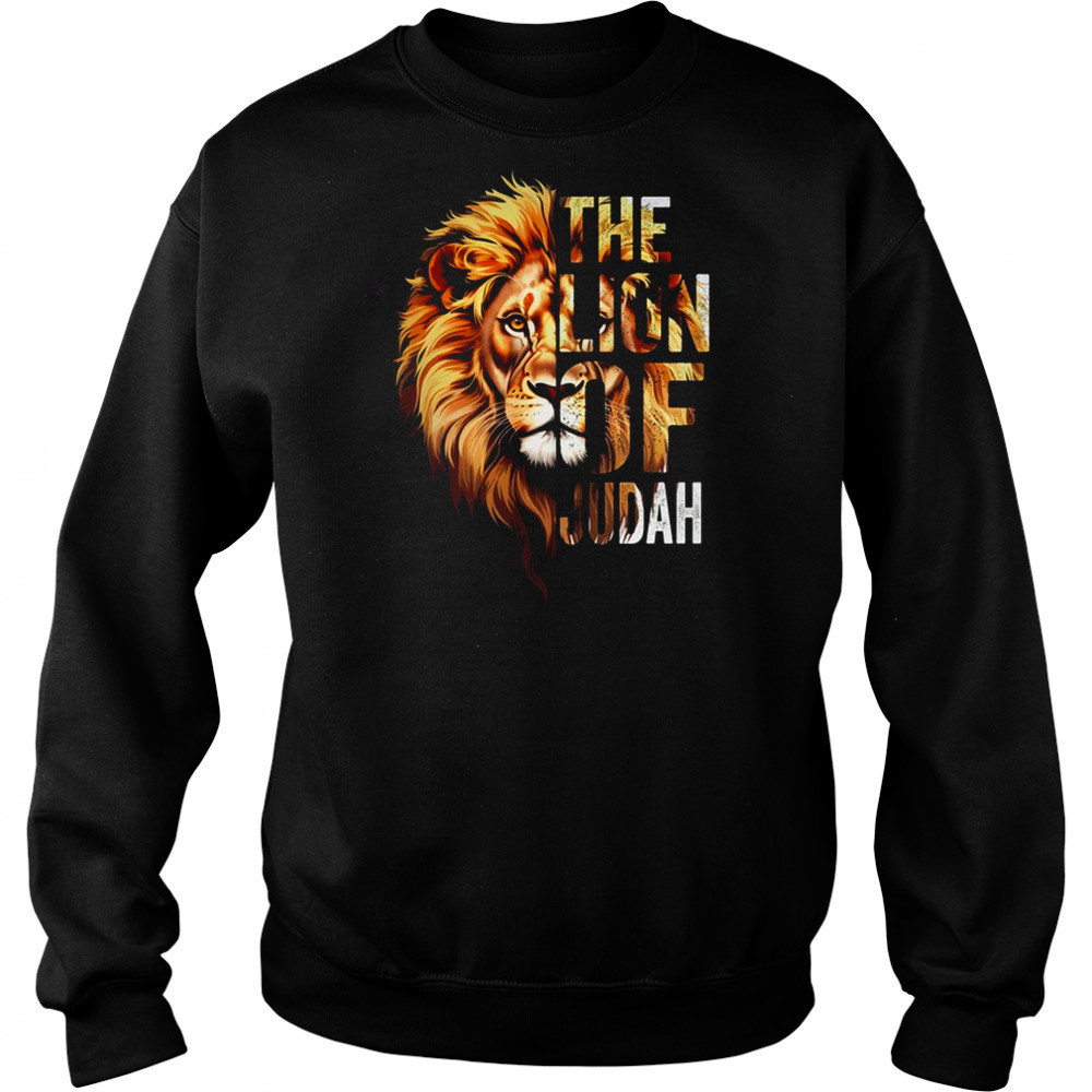 Jesus The Lion Of Judah Religious Christian For Men Women shirt Hoodie