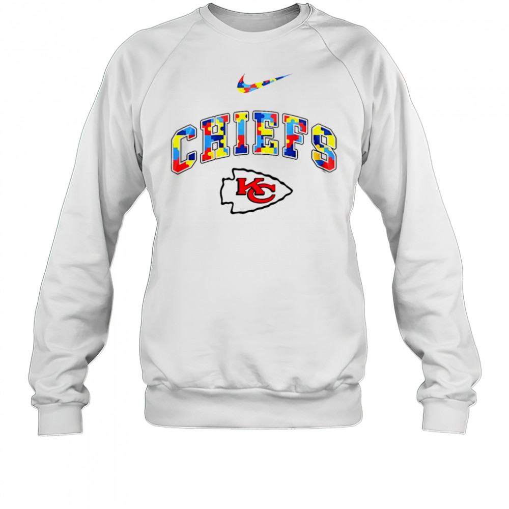 Kansas City Chiefs Nike NFL autism logo shirt Sweatshirt