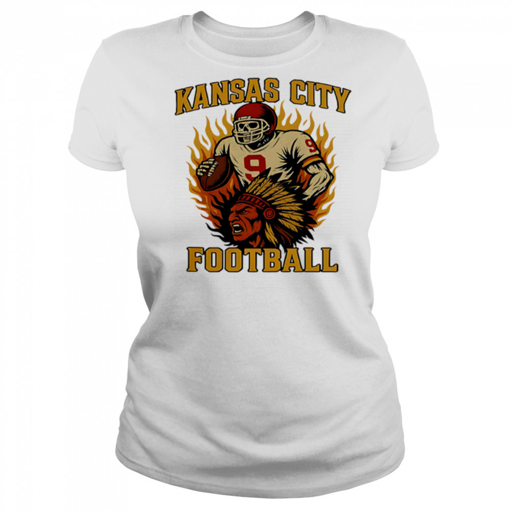 Kansas City Skull Football Native Americans shirt Women's T-shirt