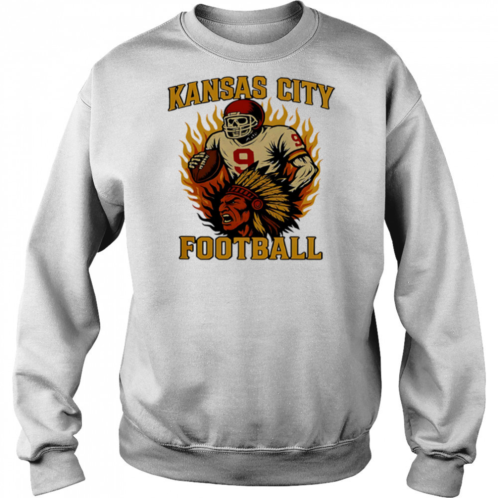 Kansas City Skull Football Native Americans shirt Hoodie