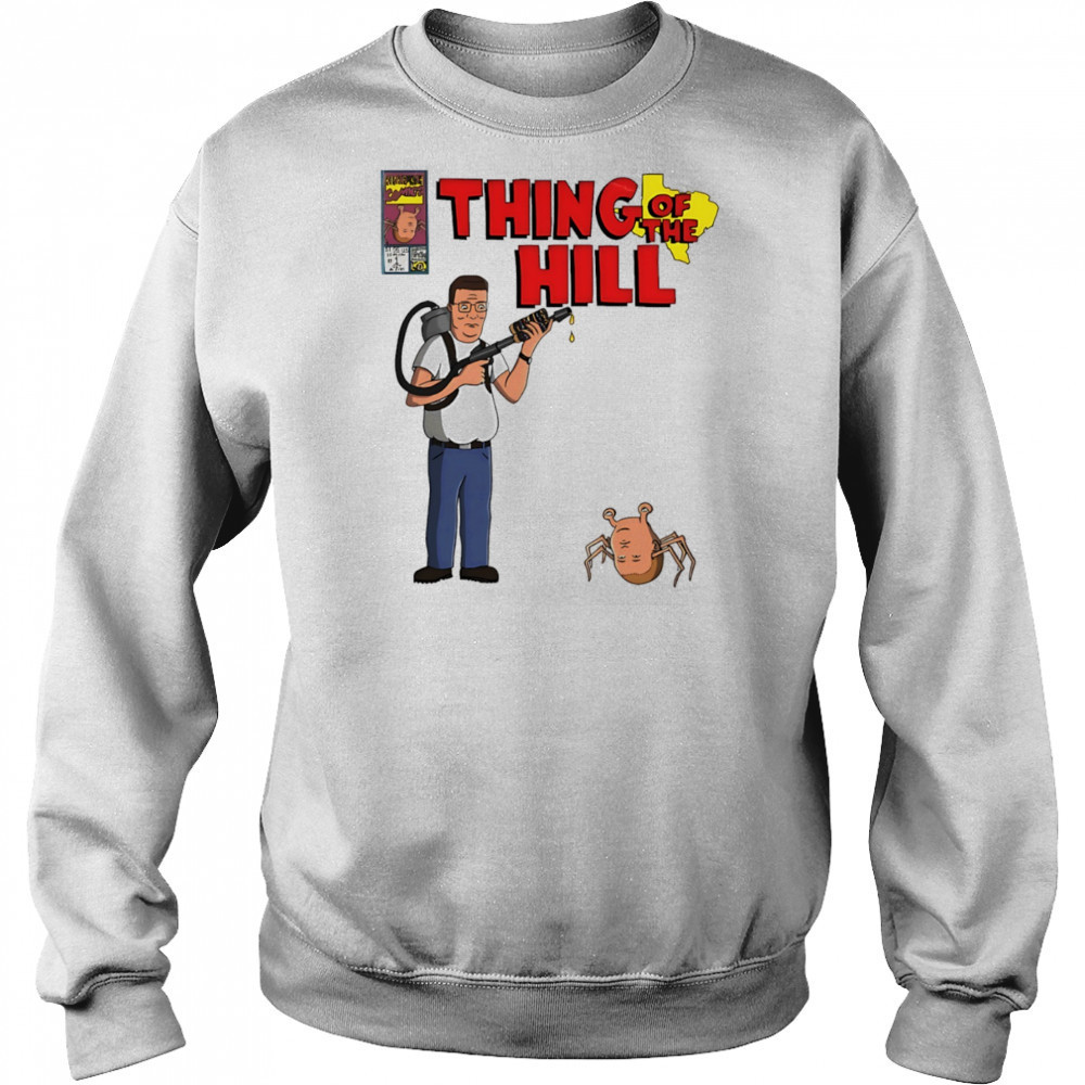 King of the Hill parody Thing of the hill cartoon shirt Hoodie