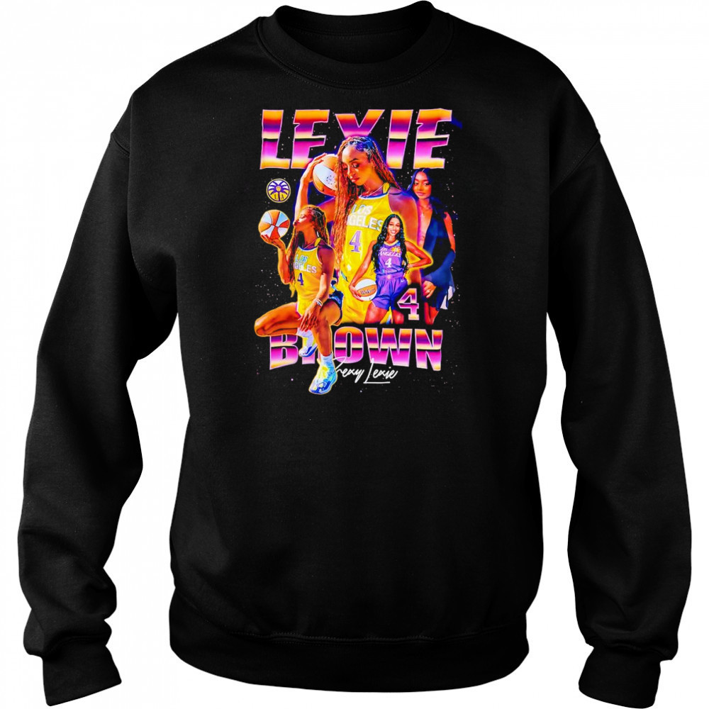 Lexie Brown Los Angeles Sparks WNBA bootleg shirt Hoodie