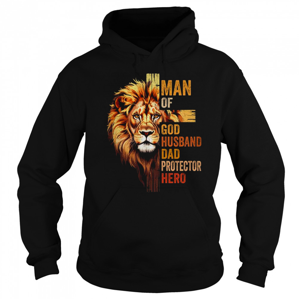Man Of God Christian Dad Bible Verse Religious Father's Day shirt Sweatshirt