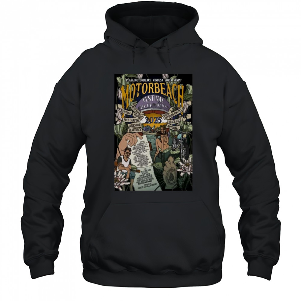 Motorbeach Festival Vinuesa Soria Spain July 10-13 2025 Shirt Hoodie
