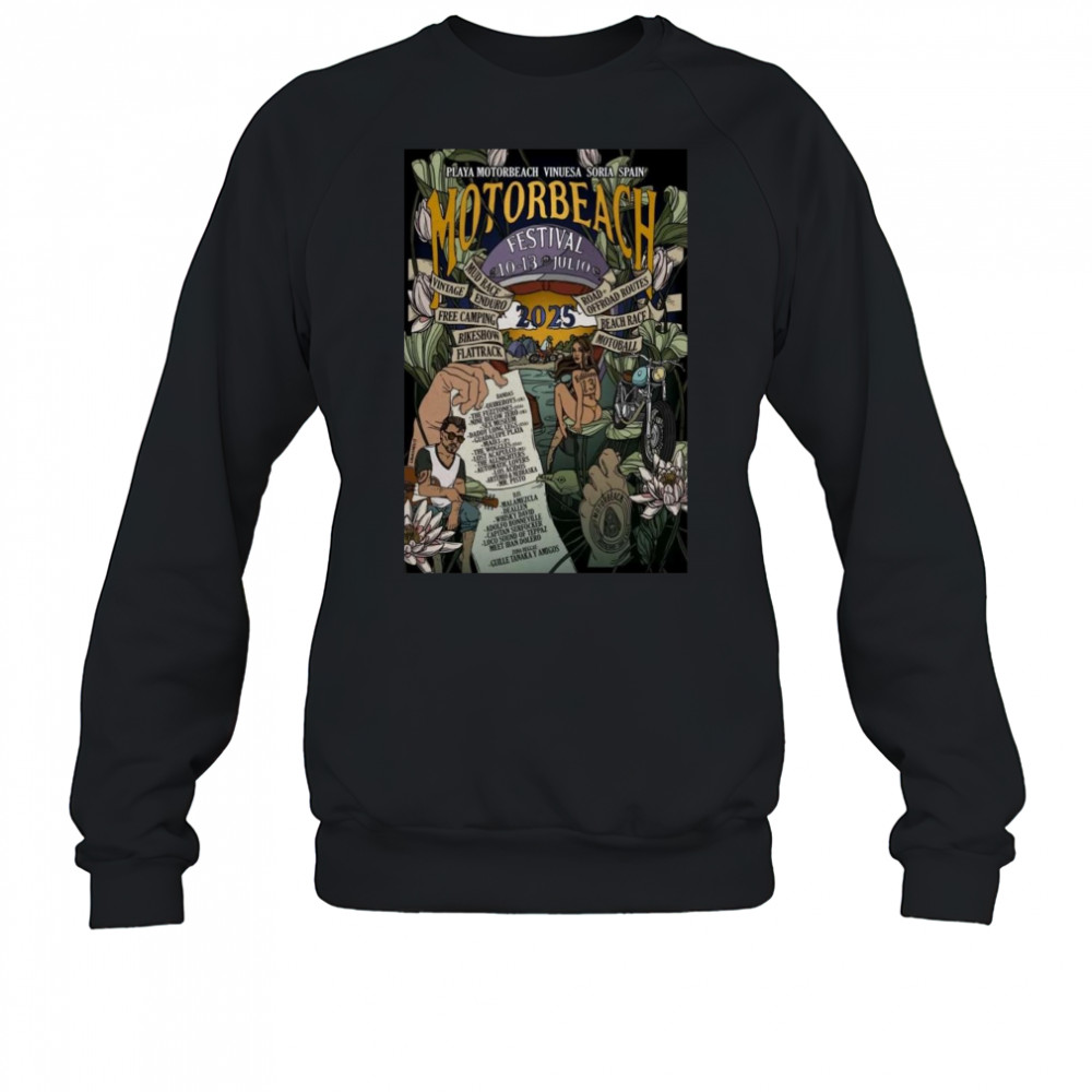 Motorbeach Festival Vinuesa Soria Spain July 10-13 2025 Shirt Sweatshirt
