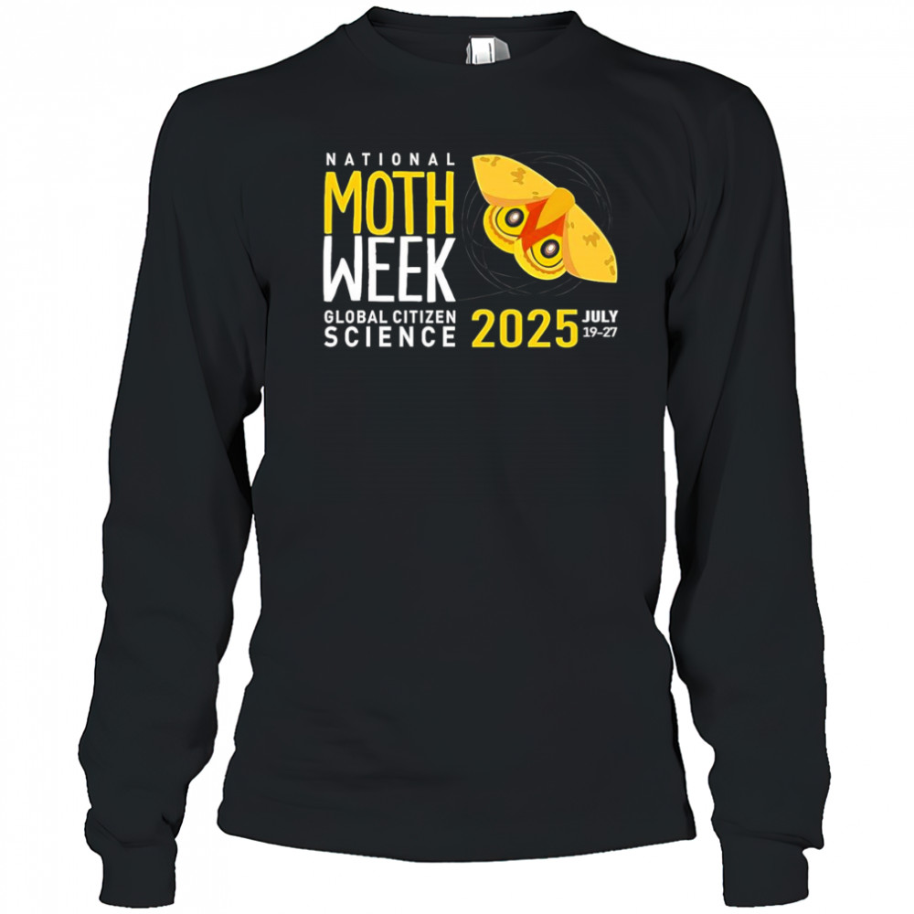 National Moth Week Global Citizen Science 2025 shirt Long Sleeved