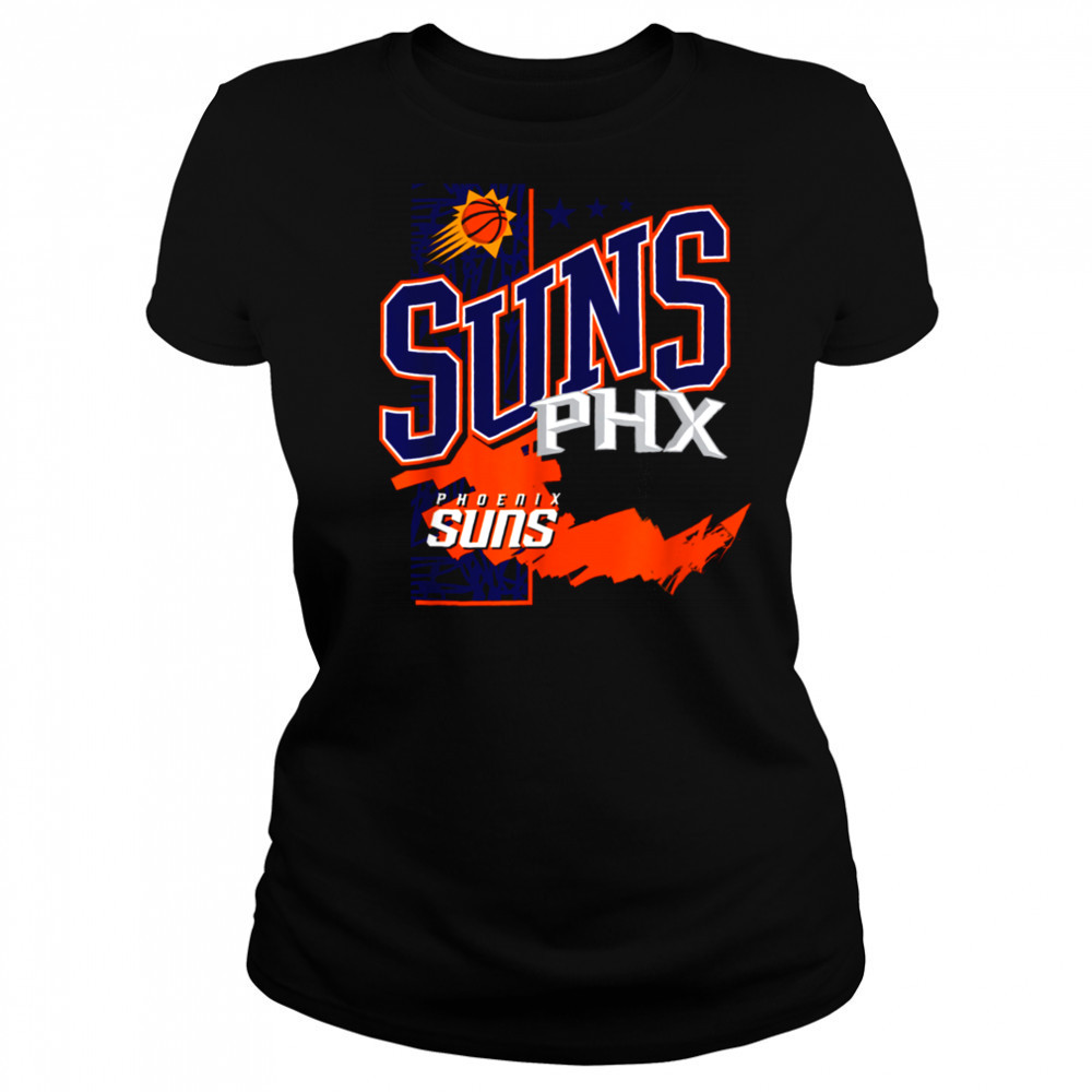 NBA Official Phoenix Suns Barred Player T Shirt Women's T-shirt