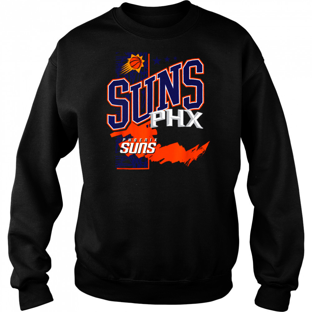 NBA Official Phoenix Suns Barred Player T Shirt Hoodie