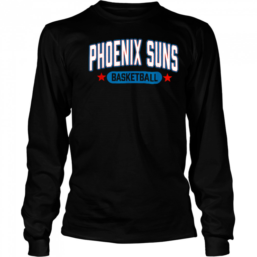 NBA Phoenix Suns Basketball Americana T Shirt Long Sleeved