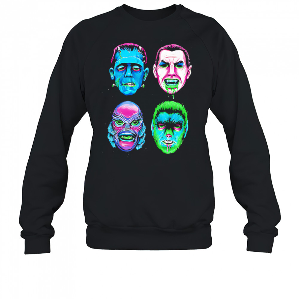 Neon Monster Masks shirt Sweatshirt