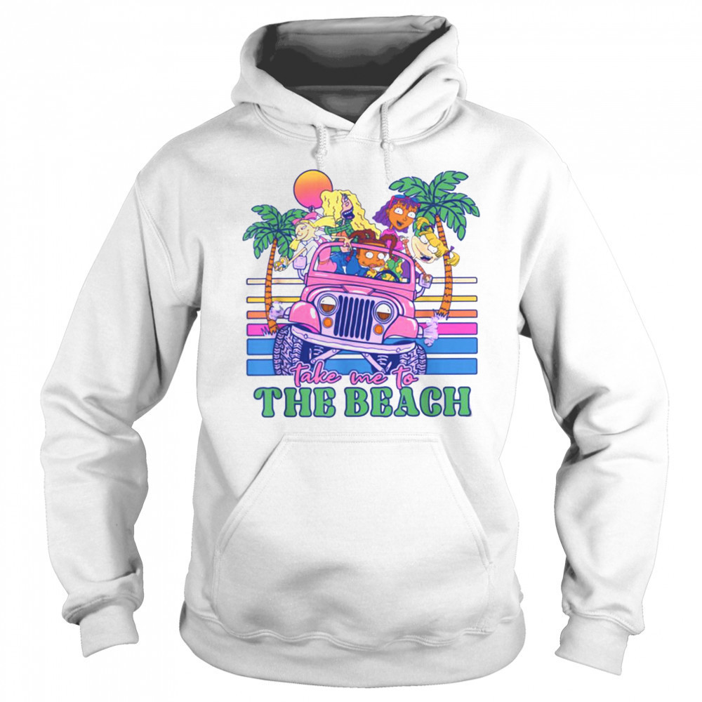 Nickelodeon Take Me To The Beach Jeep Tropical Sunset T Shirt Sweatshirt