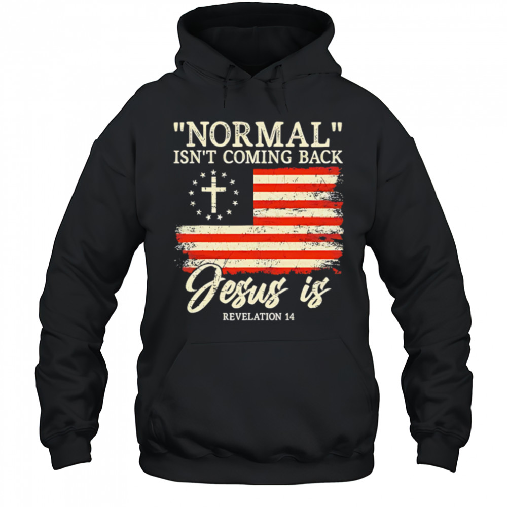 Normal isn’t coming back Jesus is shirt Hoodie