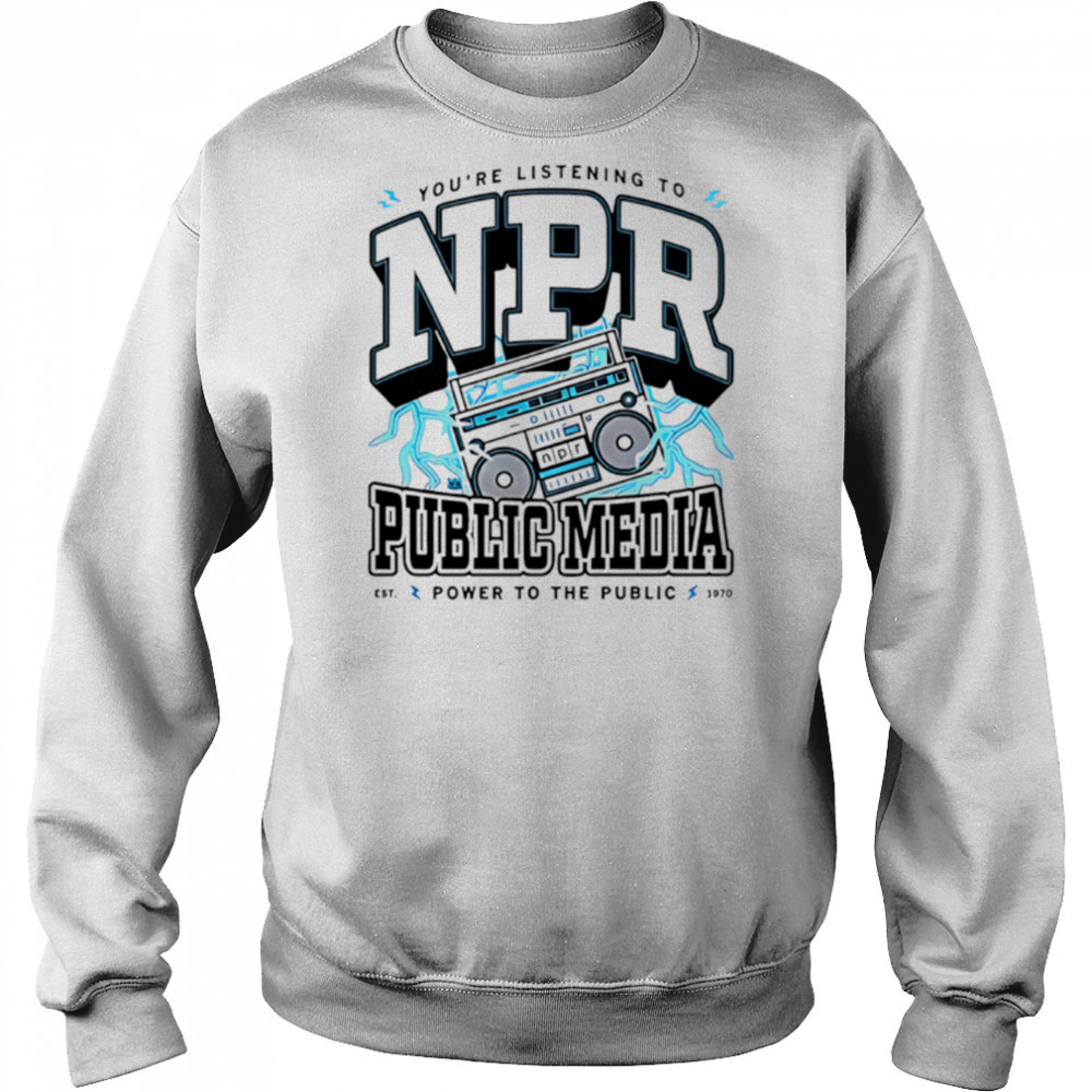 Npr public media power to the public shirt Hoodie