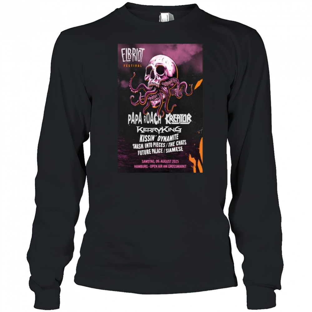 Papa Roach Open Air Am Grossmarkt Aug 9 2025 Shirt Long Sleeved