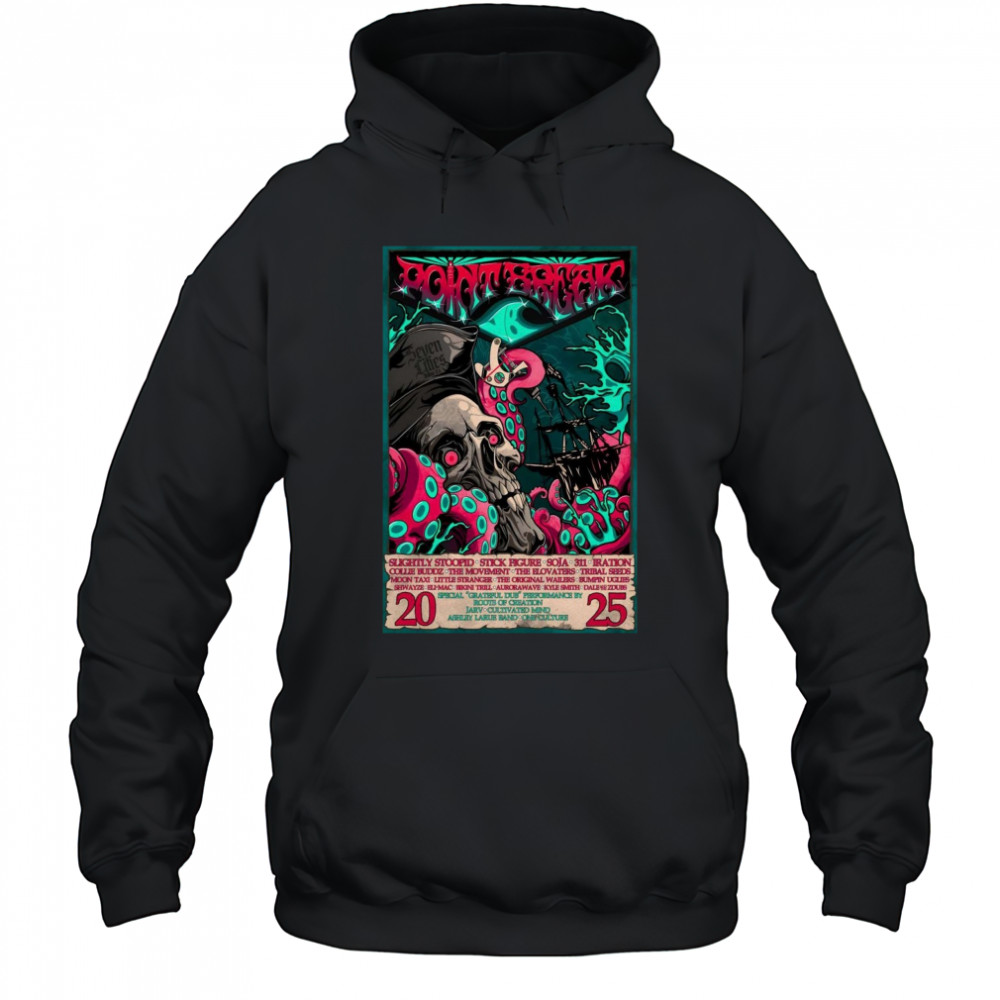 Point Break Festival Tour 2025 Poster T-Shirt Hoodie