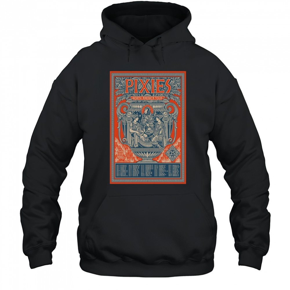 Poster Pixies North America Tour 2025 T-Shirt Hoodie