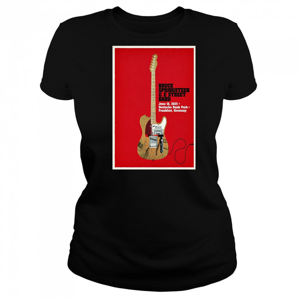 Pre Order Springsteen 2025 June 18 Frankfurt Germany Poster T-Shirt Women's T-shirt