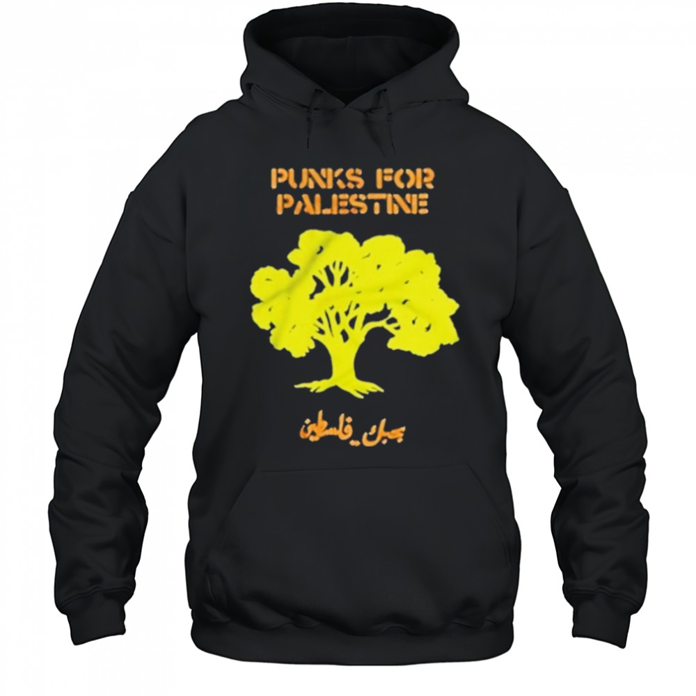 Punks For Palestine T-Shirt Hoodie