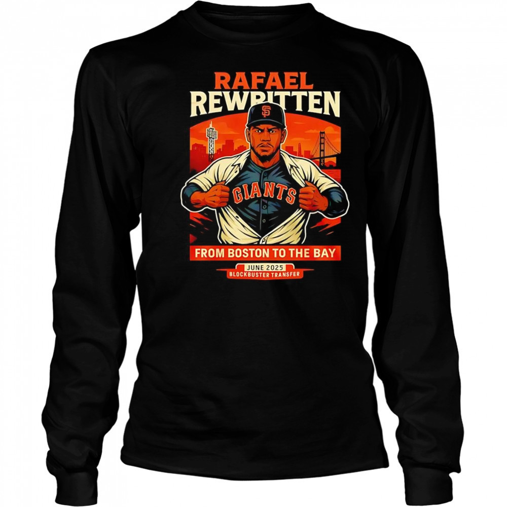Rafael Devers From Boston To The Bay shirt Long Sleeved