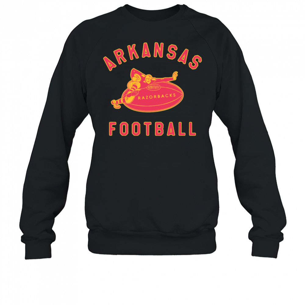 Retro Arkansas Razorbacks Football Midcentury Logo Mascot shirt Sweatshirt
