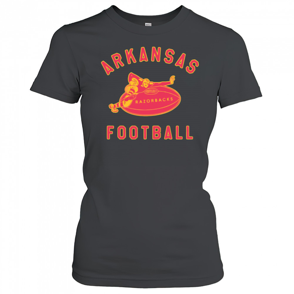 Retro Arkansas Razorbacks Football Midcentury Logo Mascot shirt Women's T-shirt