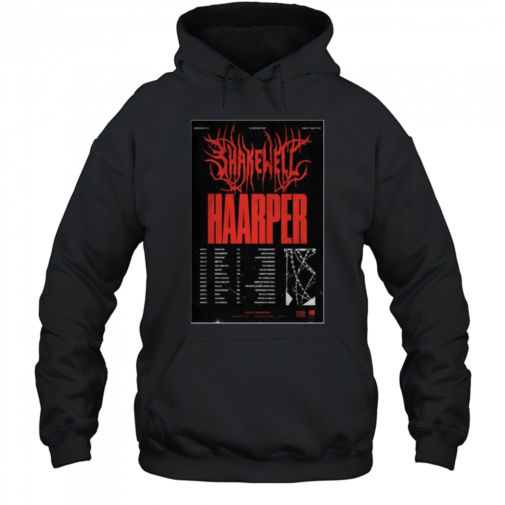 Shakewell North American Tour 2025 Poster T-Shirt Hoodie