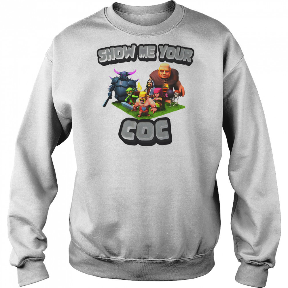 Show me your COC Clash of Clans shirt Hoodie