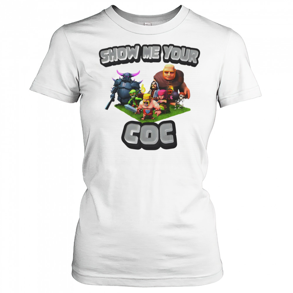 Show me your COC Clash of Clans shirt Women's T-shirt