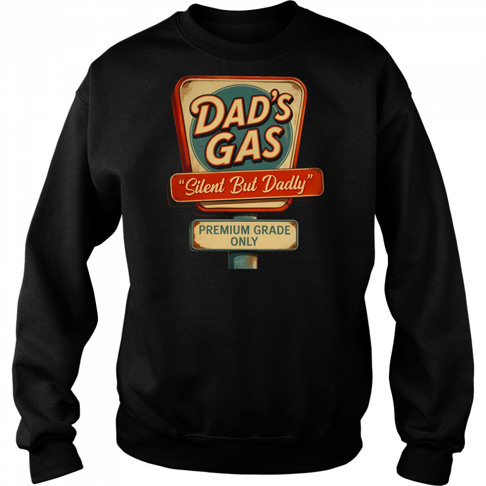 Silent But Dadly Funny Father's Day Fart Dad Farting Vintage shirt Hoodie