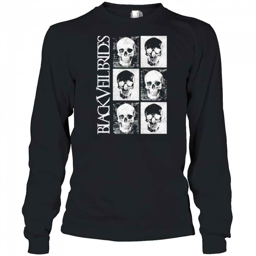 Skulls Black Veil Brides T-Shirt Long Sleeved