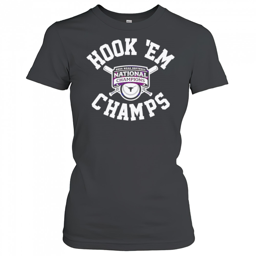 Texas Softball Hook Em National Champions 2025 shirt Women's T-shirt