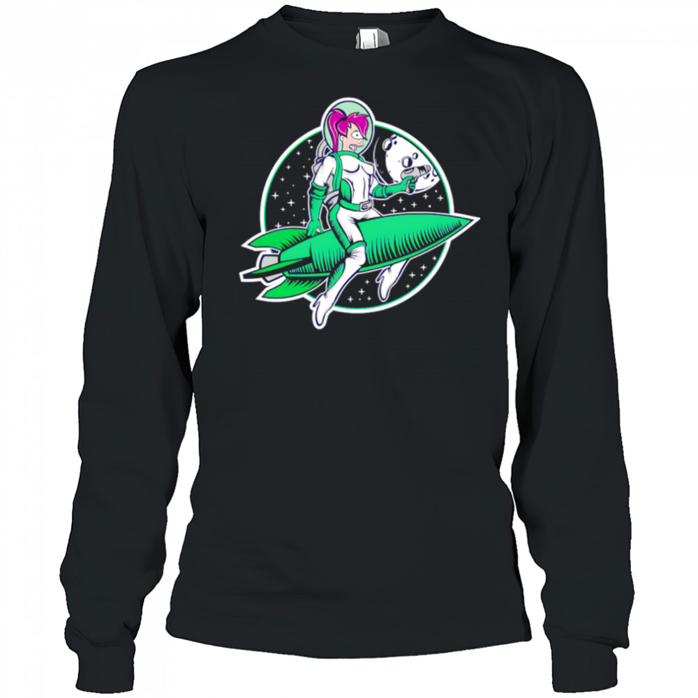 The Pinup from the Future SuperEdu shirt Long Sleeved