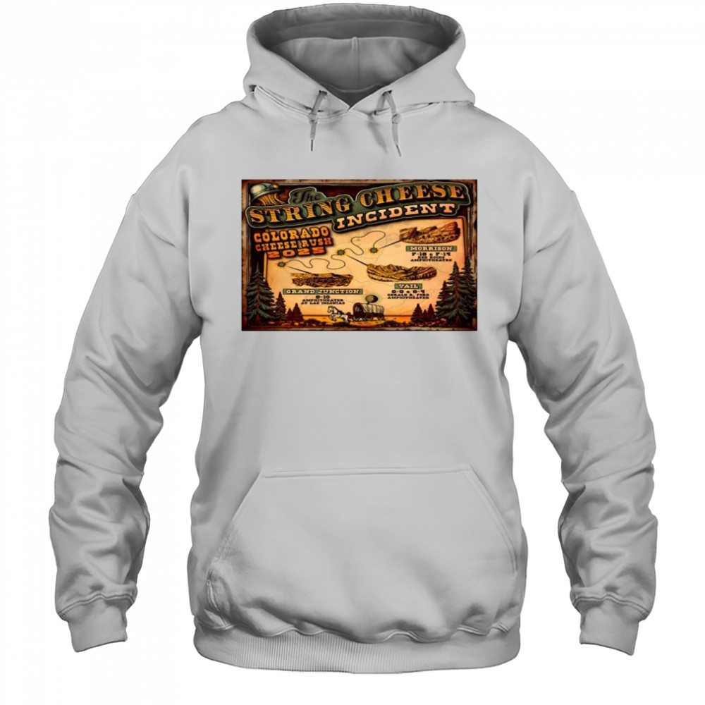 The String Cheese Incident 2025 Tour Colorado Shirt Hoodie
