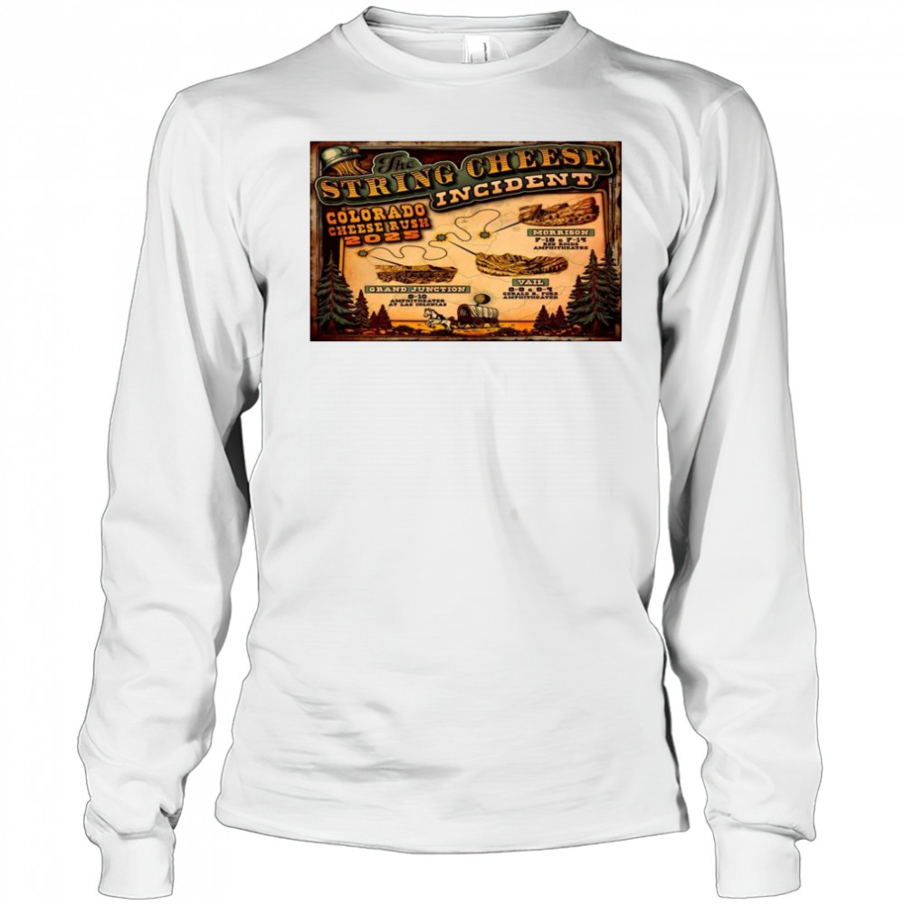 The String Cheese Incident 2025 Tour Colorado Shirt Long Sleeved