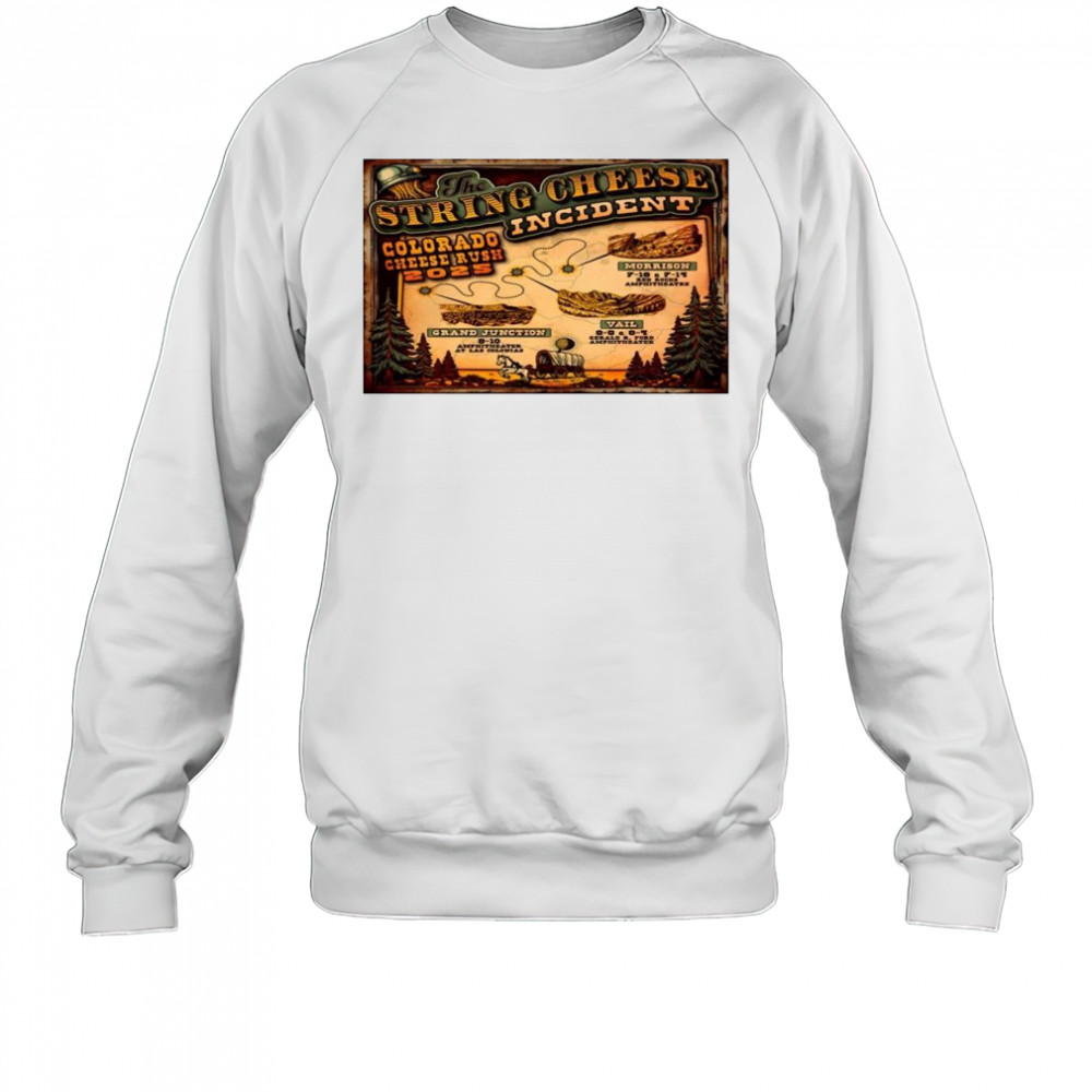 The String Cheese Incident 2025 Tour Colorado Shirt Sweatshirt