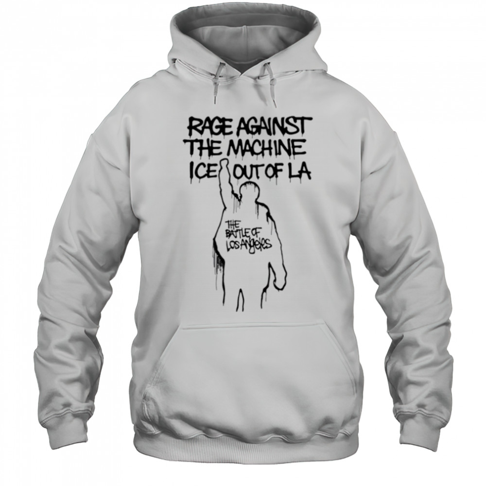 Tom morello rage against the machine ice out of LA the battle of los angeles shirt Hoodie