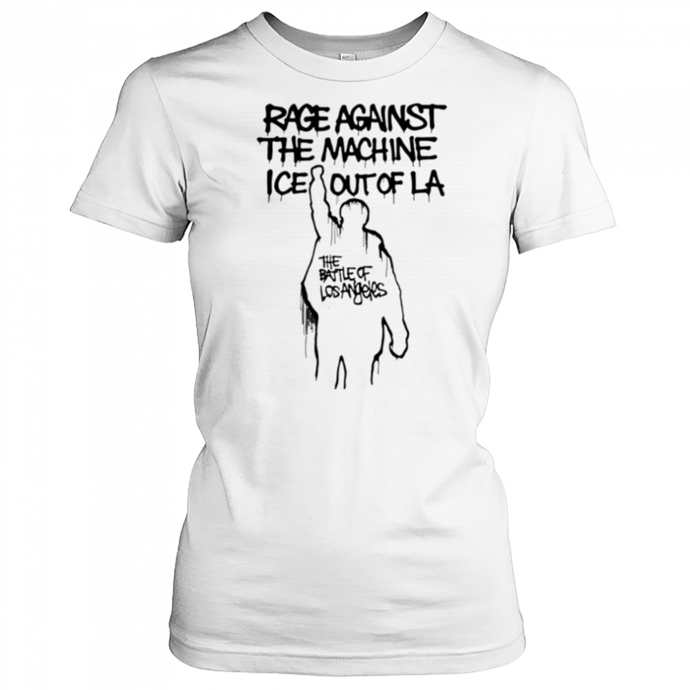 Tom morello rage against the machine ice out of LA the battle of los angeles shirt Women's T-shirt
