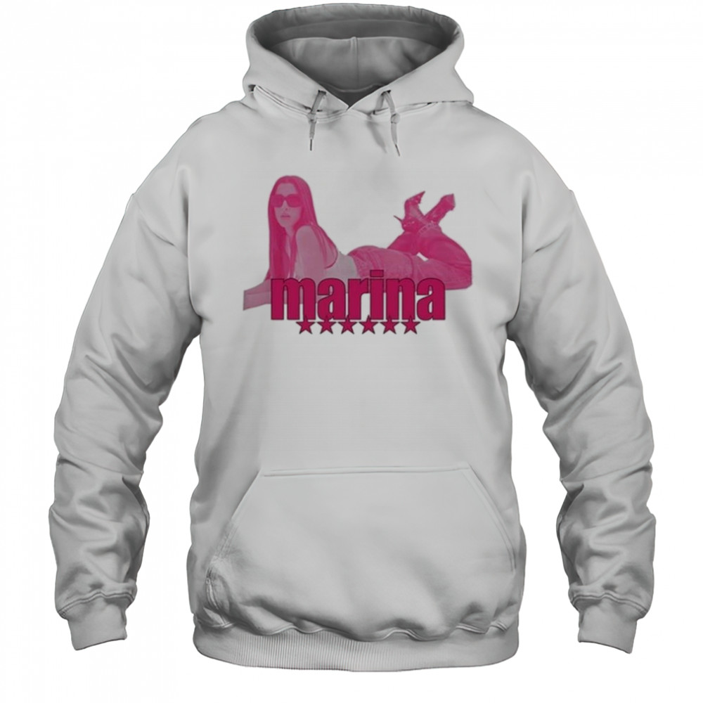 Total Pink Marina White Shirt Hoodie