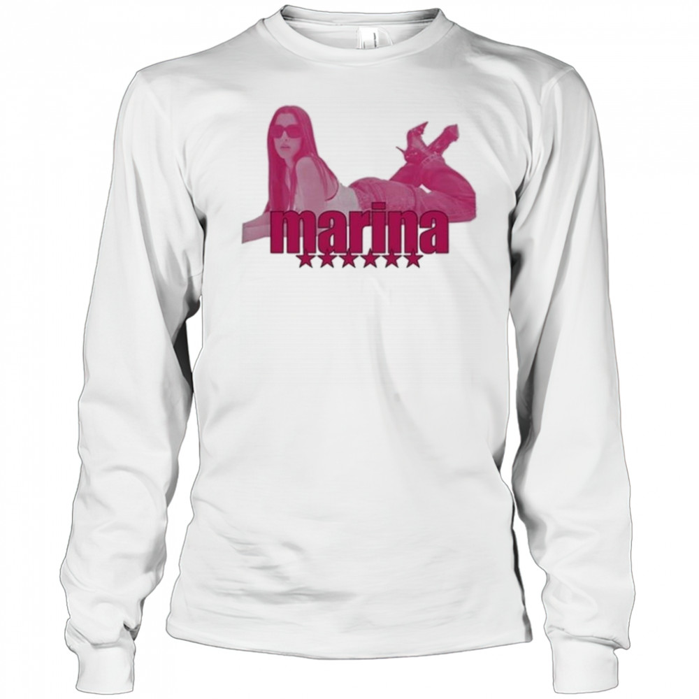 Total Pink Marina White Shirt Long Sleeved